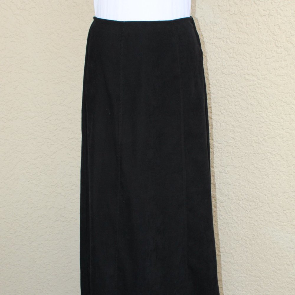 IVY Faux Suede Maxi Skirt